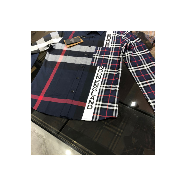 Burberry, Men's Shirt, Navy