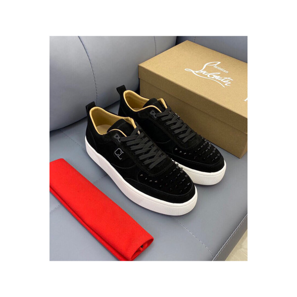 Christian Louboutin, Happyrui, Men's Sneaker, Black