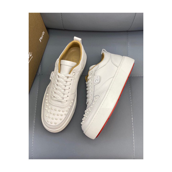Christian Louboutin, Happyrui, Men's Sneaker, White