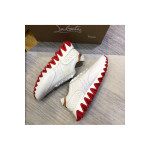 Christian Louboutin, Loubishark, Men's Sneaker, White