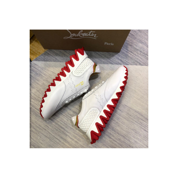 Christian Louboutin, Loubishark, Men's Sneaker, White