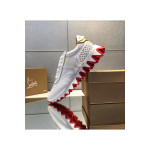 Christian Louboutin, Loubishark, Men's Sneaker, White