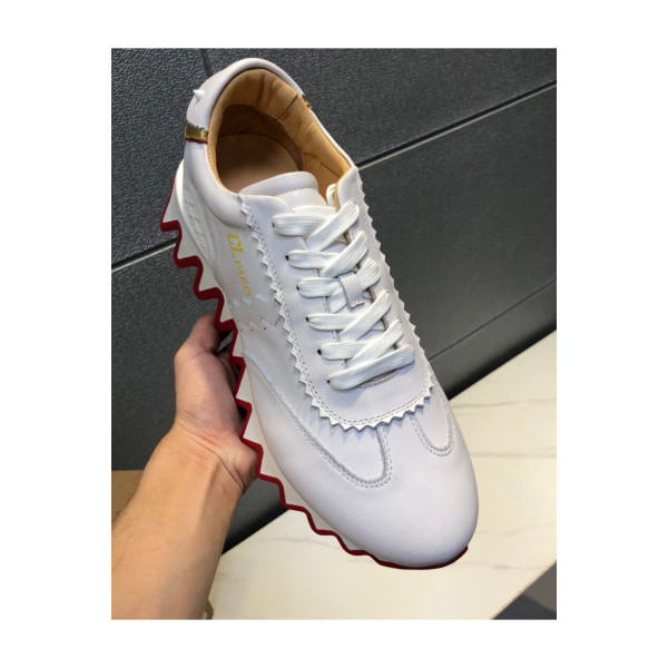 Christian Louboutin, Loubishark, Men's Sneaker, White