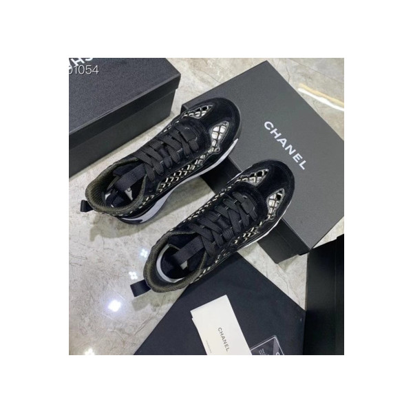 Chanel, Women's Sneaker, Black