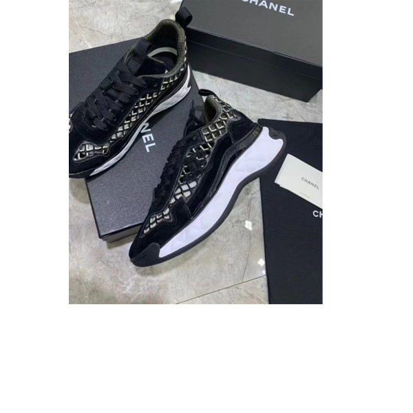 Chanel, Women's Sneaker, Black