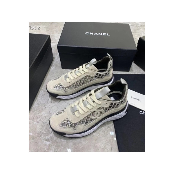 Chanel, Women's Sneaker, Beige
