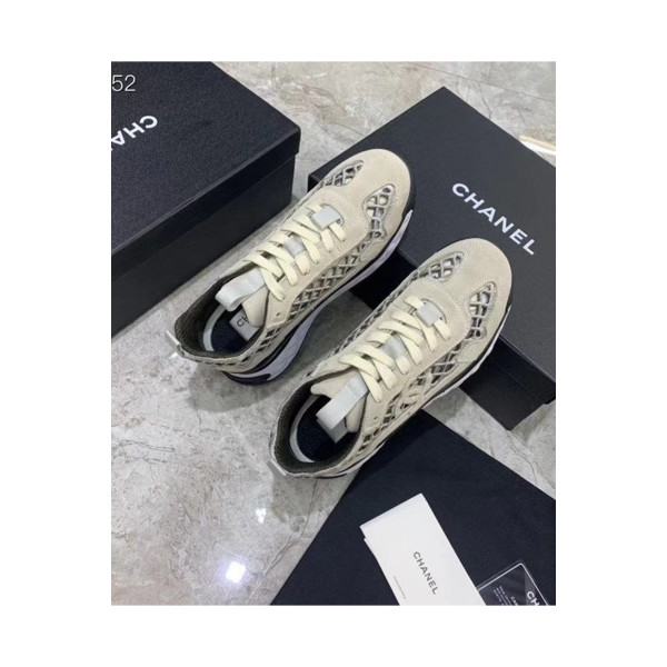 Chanel, Women's Sneaker, Beige