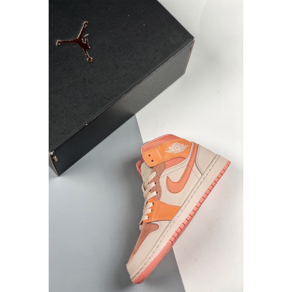 Nike, Air Jordan, Women's Sneaker, Orange