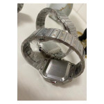 Cartier, Santos, Men's Watch, Silver, 40×48 mm