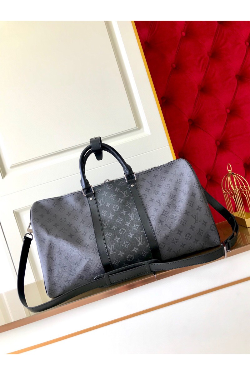 Louis Vuitton, Keepall, Unisex Bag, Grey