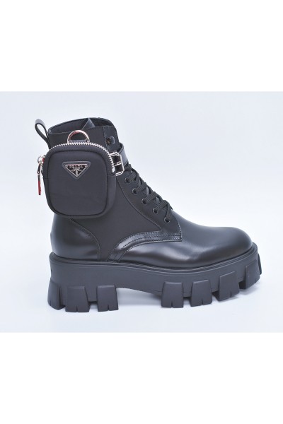 Prada, Men's Boot, Black