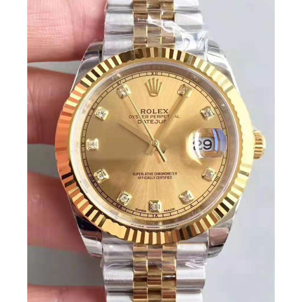 Rolex, Men's Watch, Datejust, Gold, 41MM