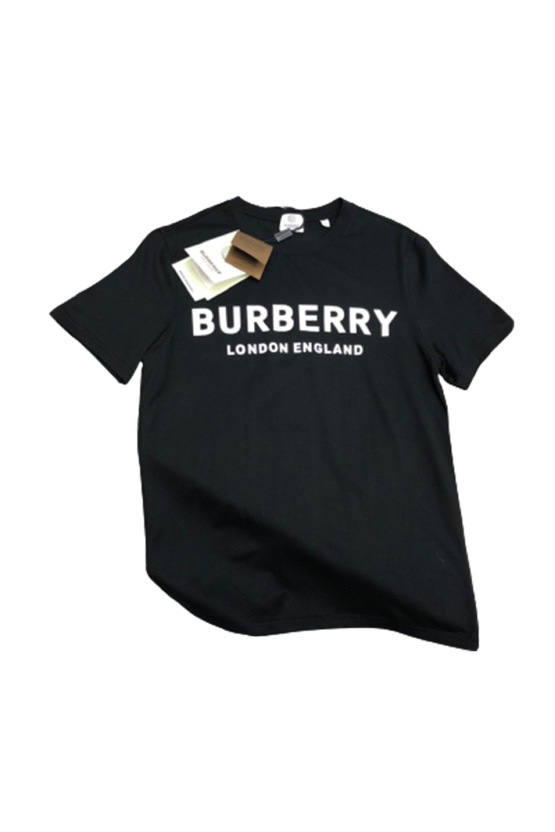 Burberry, Men's T-Shirt, Black