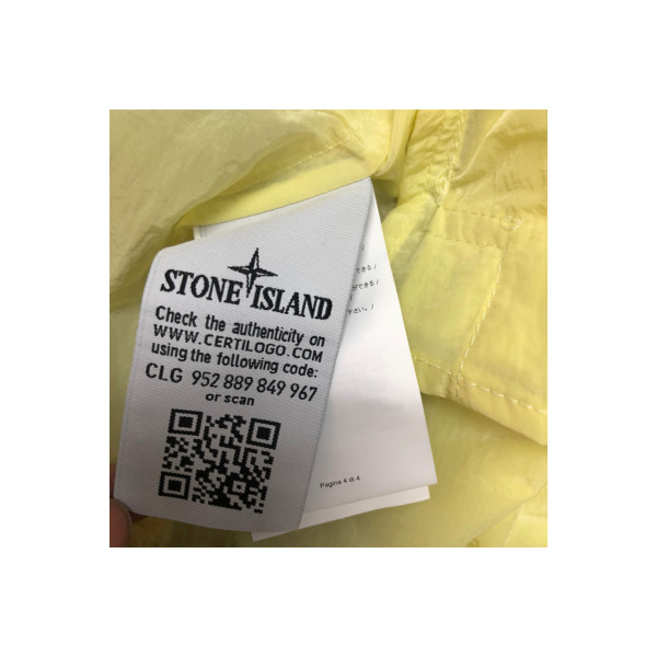 Stone Island, Heren Jas, Geel