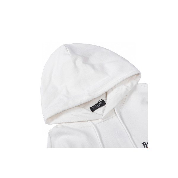 Balenciaga, Men's Hoodie, White