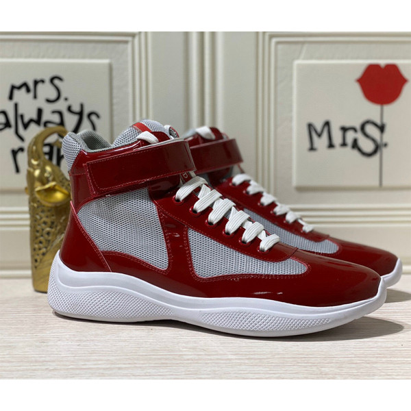 Prada, America's Cup, Men's Sneaker, Red
