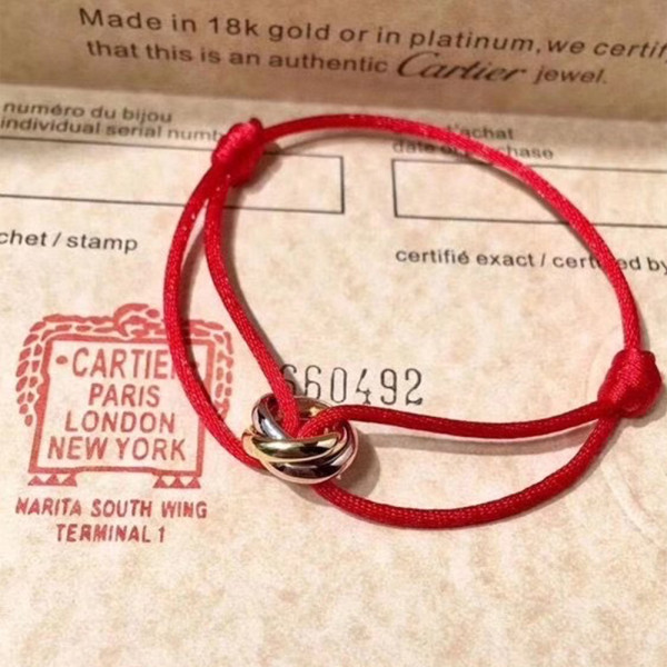 Cartier, Unisex Bracelet, Red
