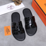 Hermes, Men's Slipper, Black