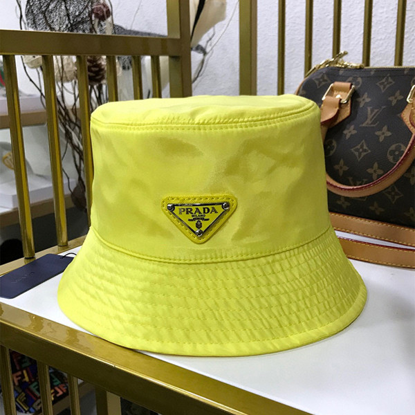 Prada, Women's Hat, Yellow