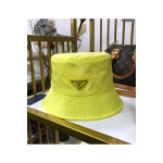 Prada, Women's Hat, Yellow