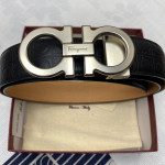 Salvatore Ferragamo, Men's Belt, Black