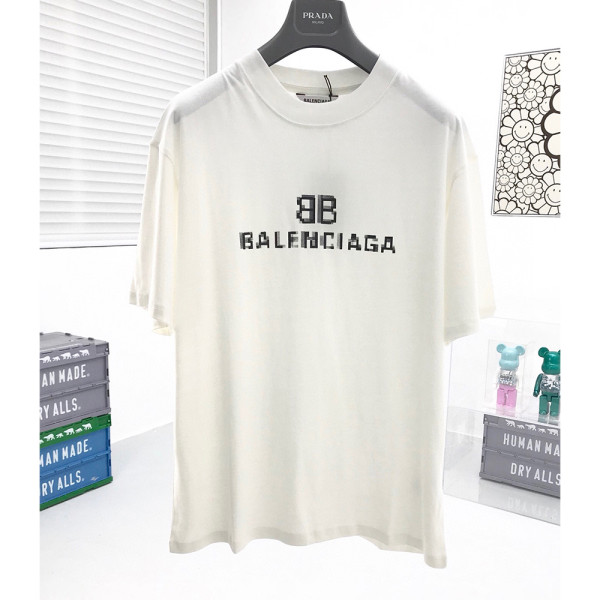 Balenciaga, Men's T-Shirt, White