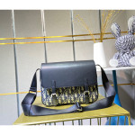 Christian Dior, Messenger, Unisex Bag, Black