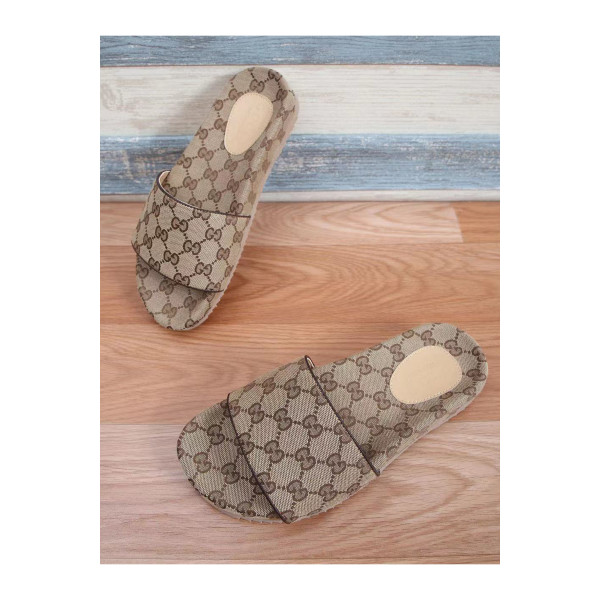 Gucci, Men's Slipper, Brown