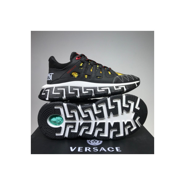 Versace, Trigreca, Men's Sneaker, Black