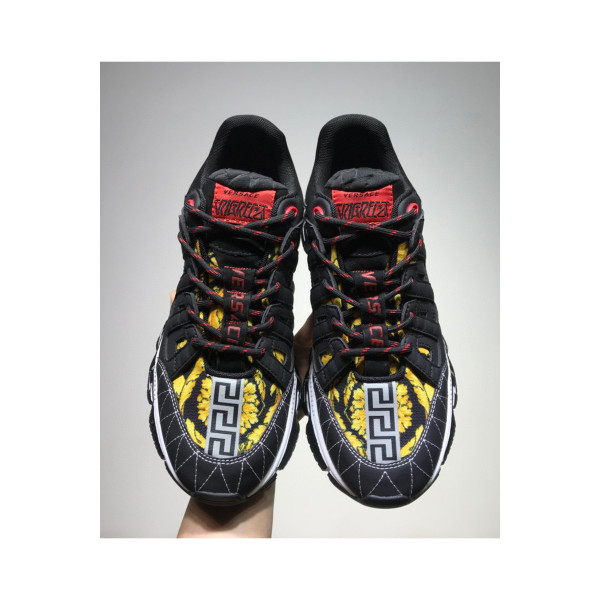 Versace, Trigreca, Men's Sneaker, Black
