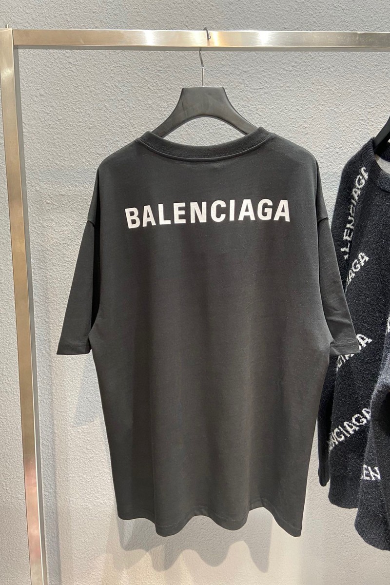 Balenciaga, Men's T-Shirt, Black