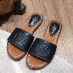 Louis Vuitton, Women's Slipper, Black