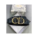 Christian Dior, Unisex Belt, Blue