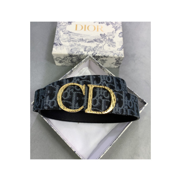 Christian Dior, Unisex Belt, Blue