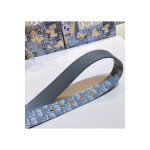 Christian Dior, Unisex Belt, Blue