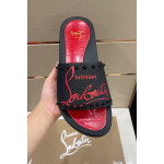 Christian Louboutin, Men's Slipper, Black