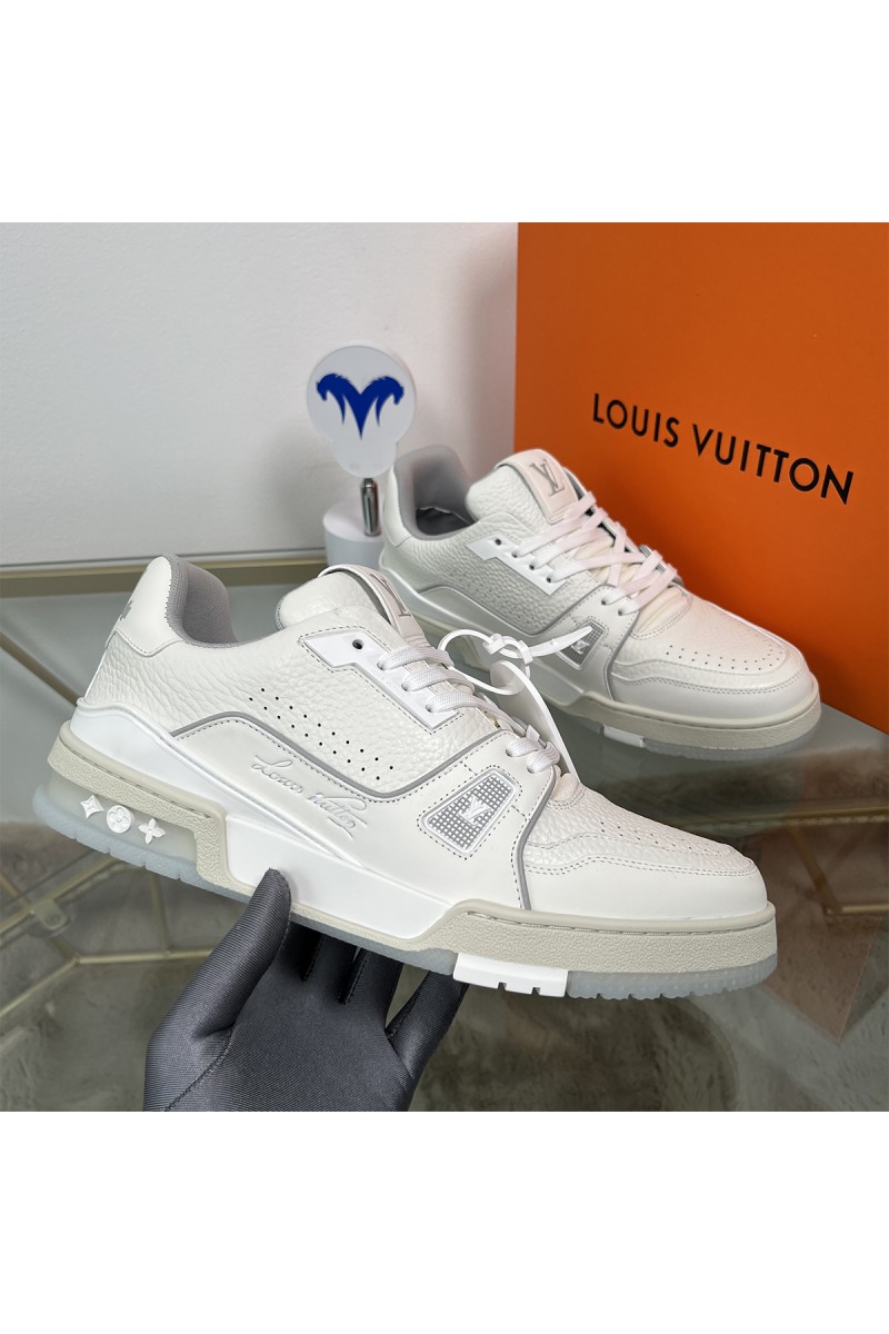Louis Vuitton, Trainer,  Men's Sneaker, White