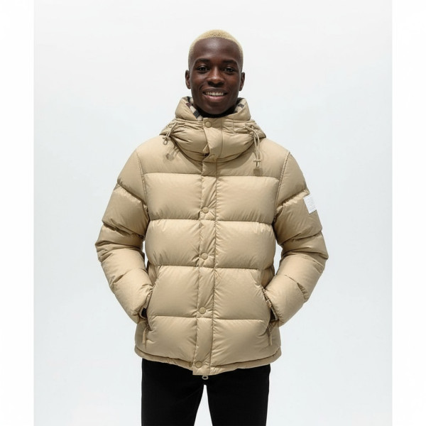Burberry, Men's Detachable Sleeve Jacket , Beige