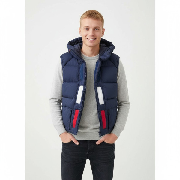 Moncler, Men's Vest, Navy