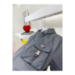 Prada, Men's Jacket, Grey