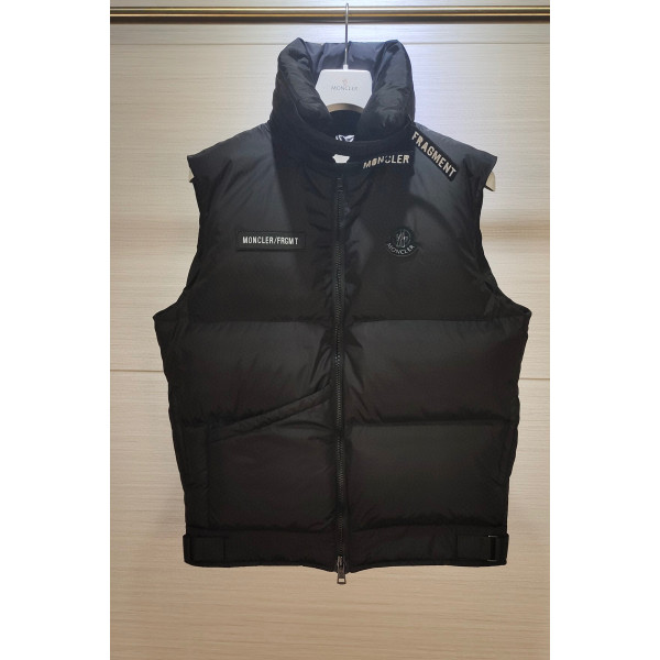 Moncler, Men's Vest, Black