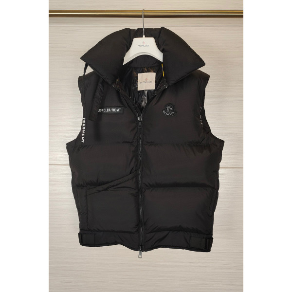 Moncler, Men's Vest, Black