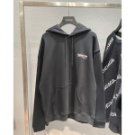 Balenciaga, Men's Hoodie, Black