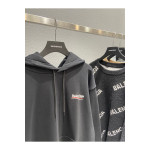 Balenciaga, Men's Hoodie, Black