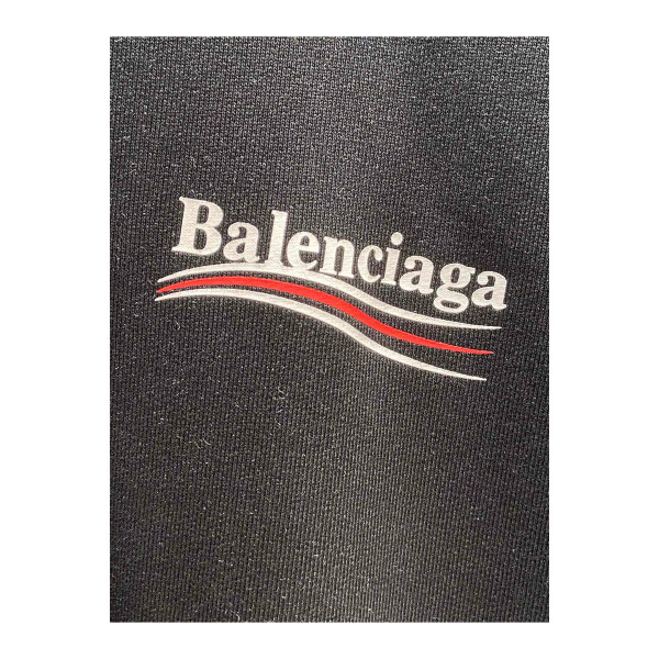 Balenciaga, Men's Hoodie, Black