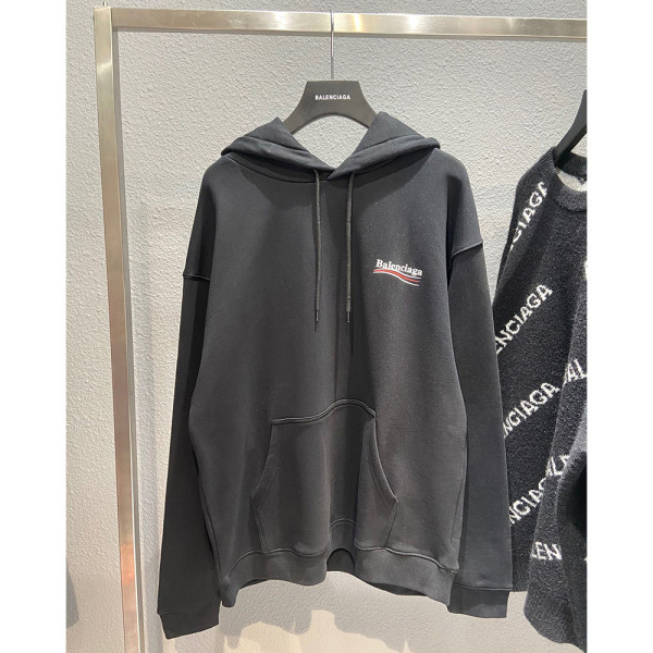 Balenciaga, Women's Hoodie, Black