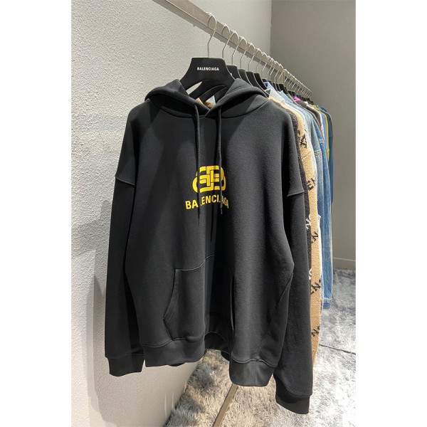 Balenciaga, Women's Hoodie, Black
