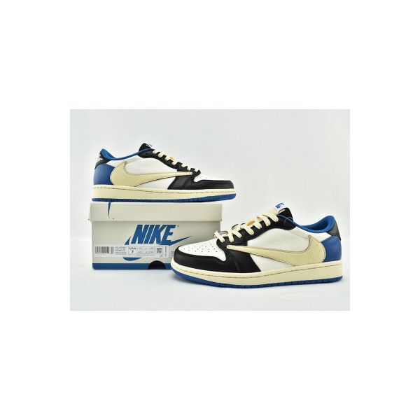Nike, Travis Scott x Air Jordan, Men's Sneaker, Blue