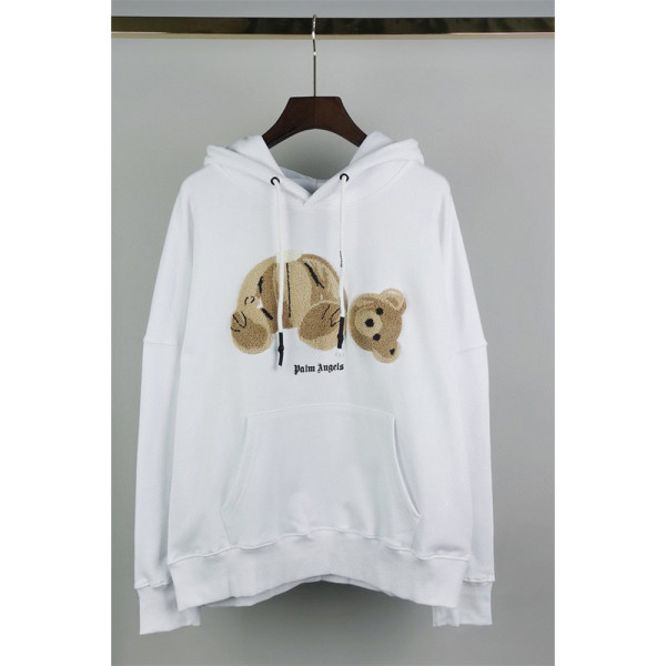 Palm Angels, Men's Hoodie, White