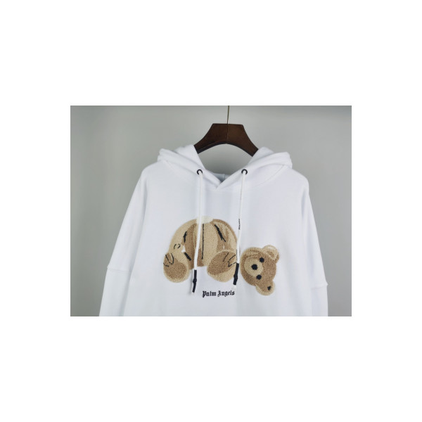 Palm Angels, Men's Hoodie, White